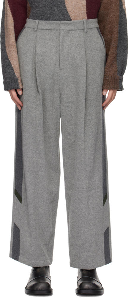 ADER error Gray Set-Up Trousers Cover