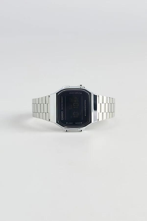 Casio Vintage A168WEM-1VT Watch in Silver Cover