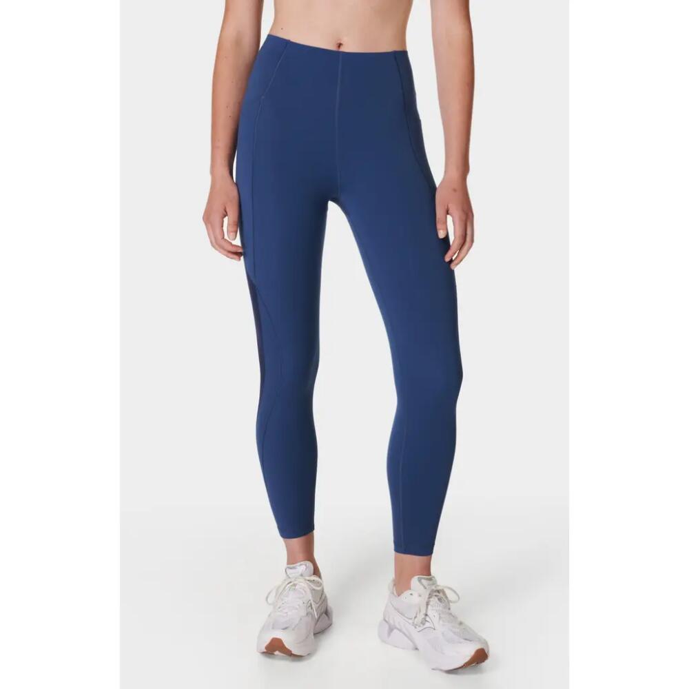 Sweaty Betty Power Texture Ankle Leggings in Flux Blue Cover