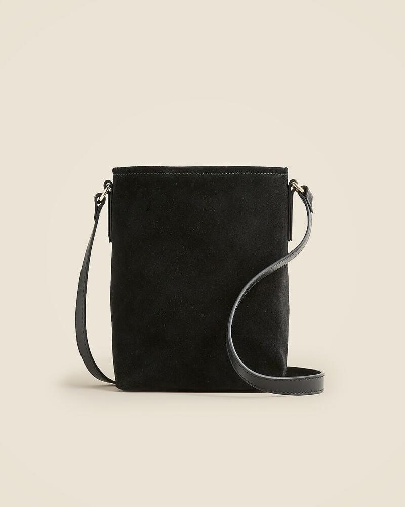 J.Crew Small Berkeley crossbody bag in suede and leather Cover