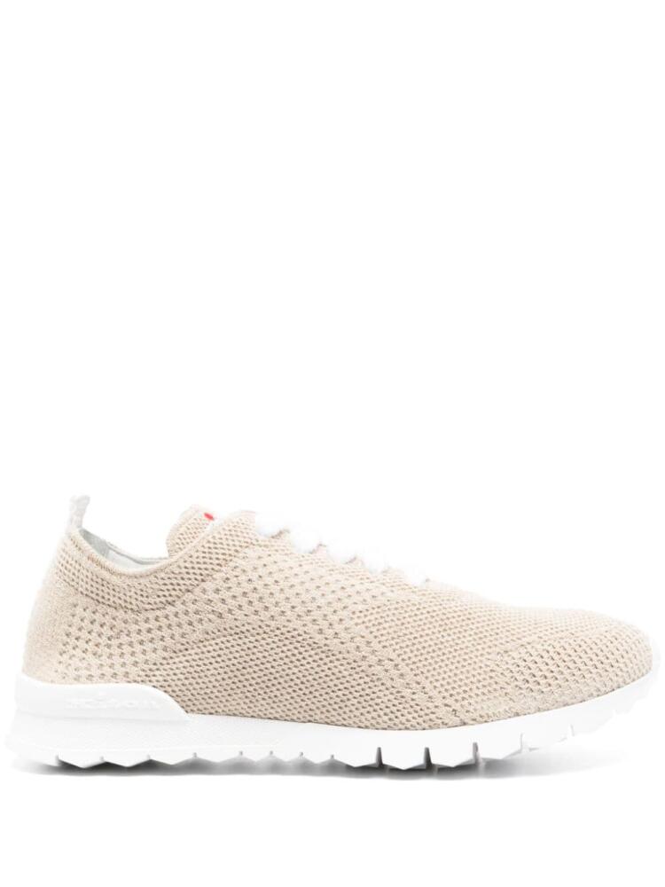 Kiton knit cashmere sneakers - Neutrals Cover