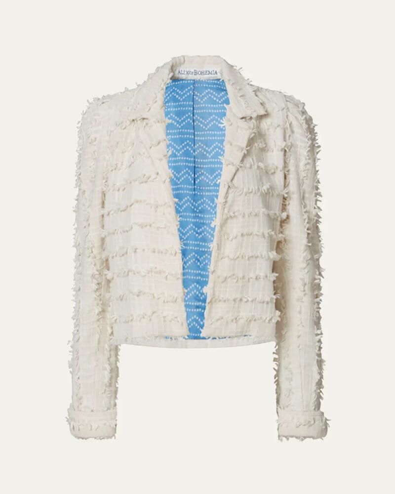 Alix of Bohemia Eva Tailored Feather Jacket Cover