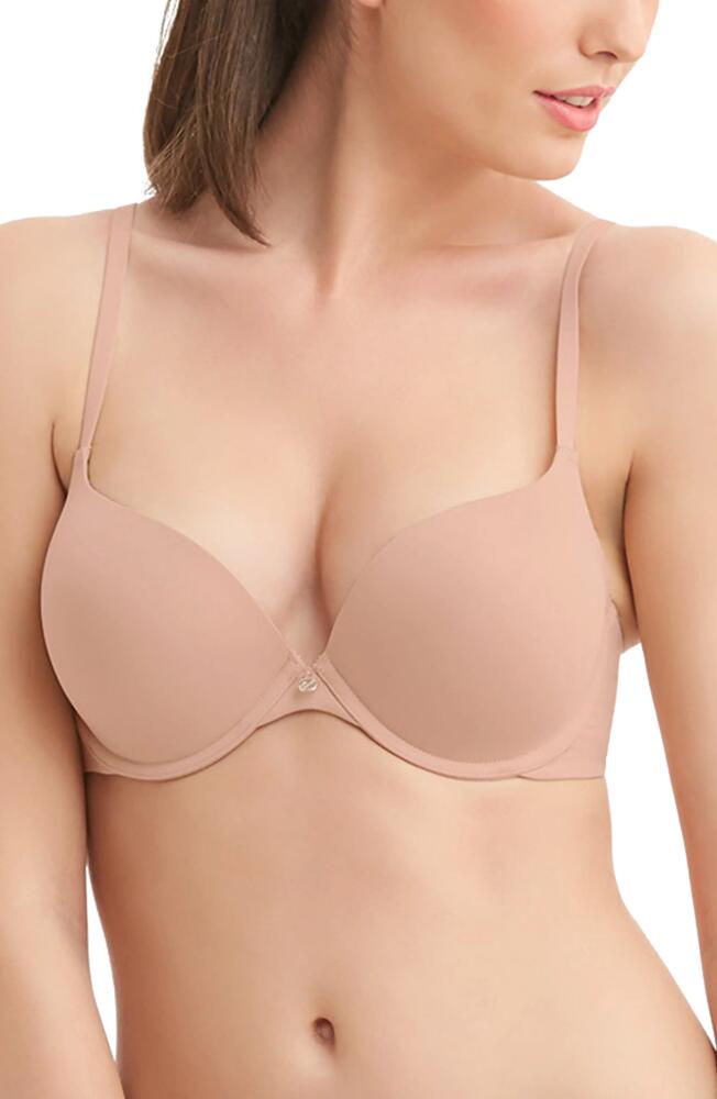 Montelle Intimates Allure Light Push-Up Bra in Sand Cover