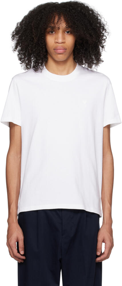 AMI Paris White Ami de Cœur T-Shirt Cover