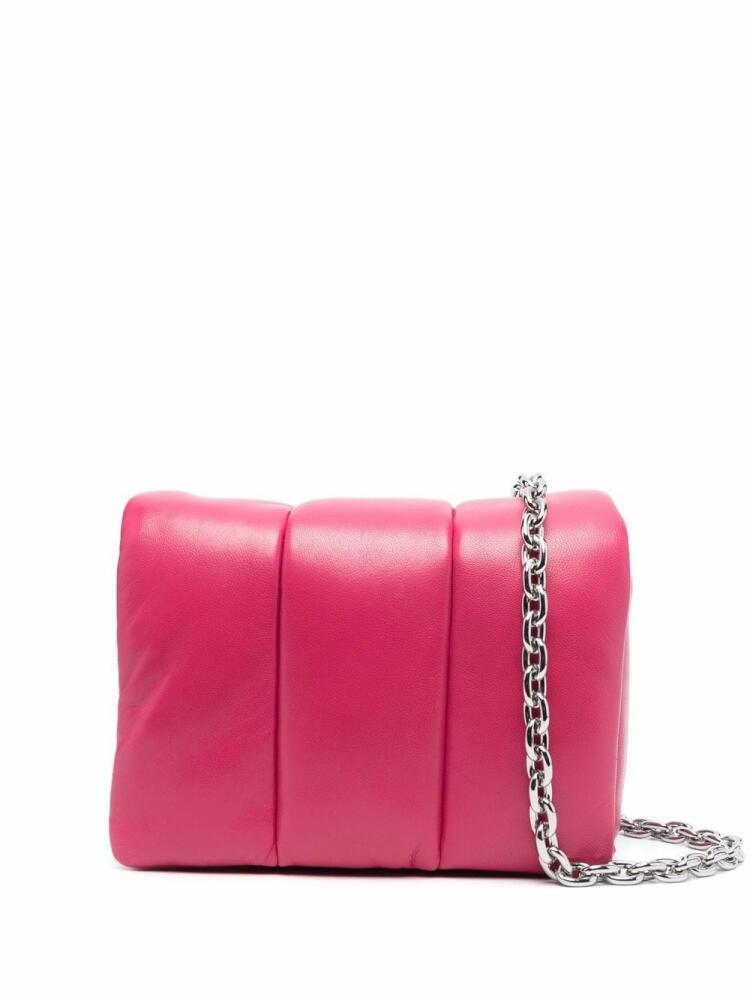 STAND STUDIO Ery Panel leather crossbody bag - Pink Cover