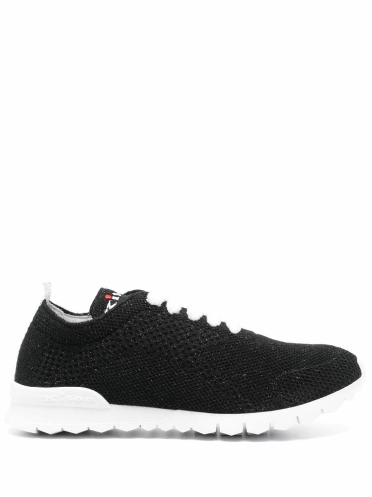 Kiton knit cashmere sneakers - Black Cover