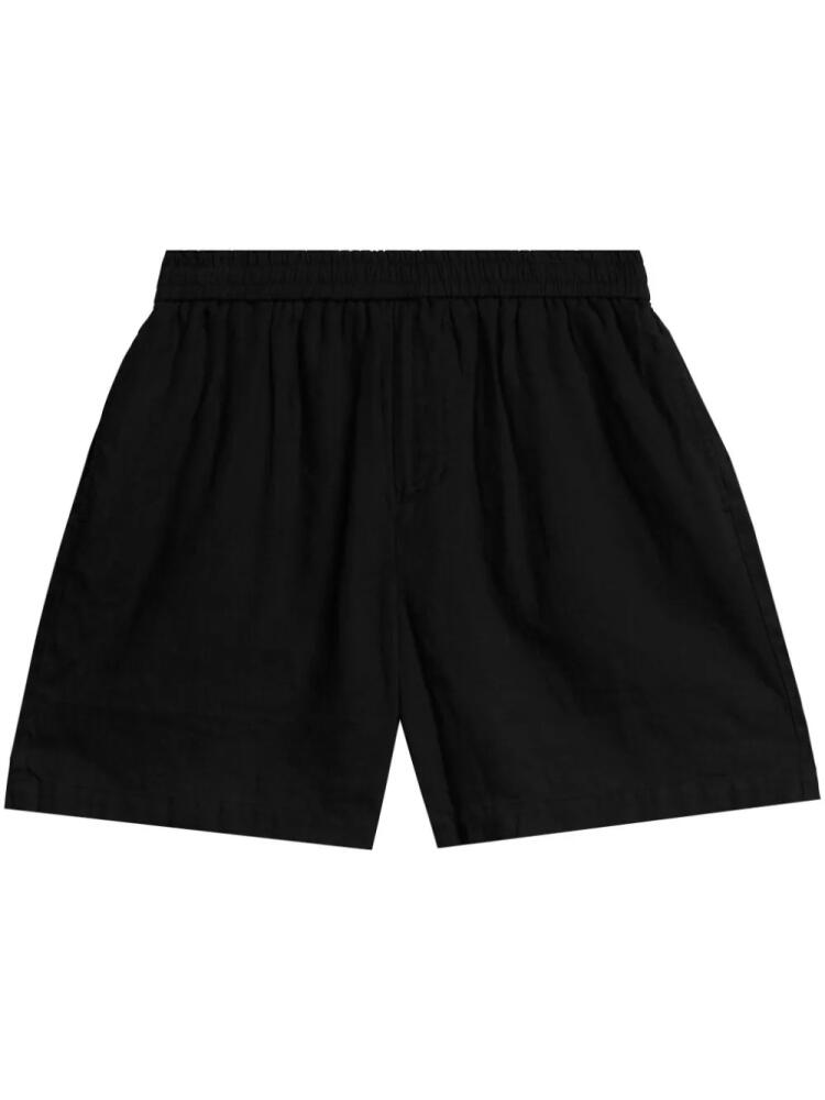 John Elliott Easy linen shorts - Black Cover