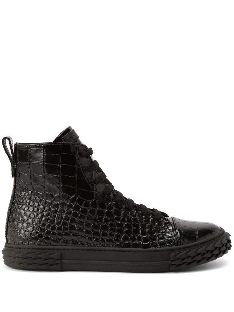 Giuseppe Zanotti Ecoblabber high-top sneakers - Black Cover