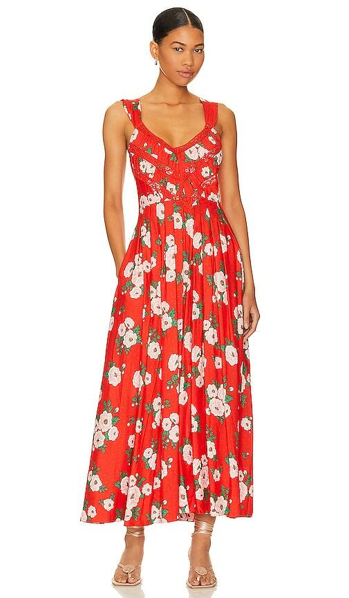 Free People x Revolve Lovers Heart Midi in Red Cover