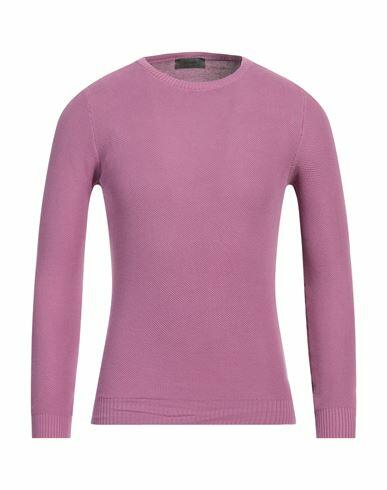 Ferrante Man Sweater Light purple Cotton Cover