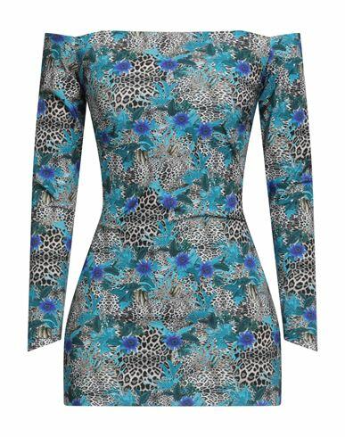 Chiara Boni La Petite Robe Woman T-shirt Azure Polyamide, Elastane Cover