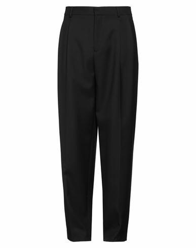 Versace Man Pants Black Virgin Wool Cover