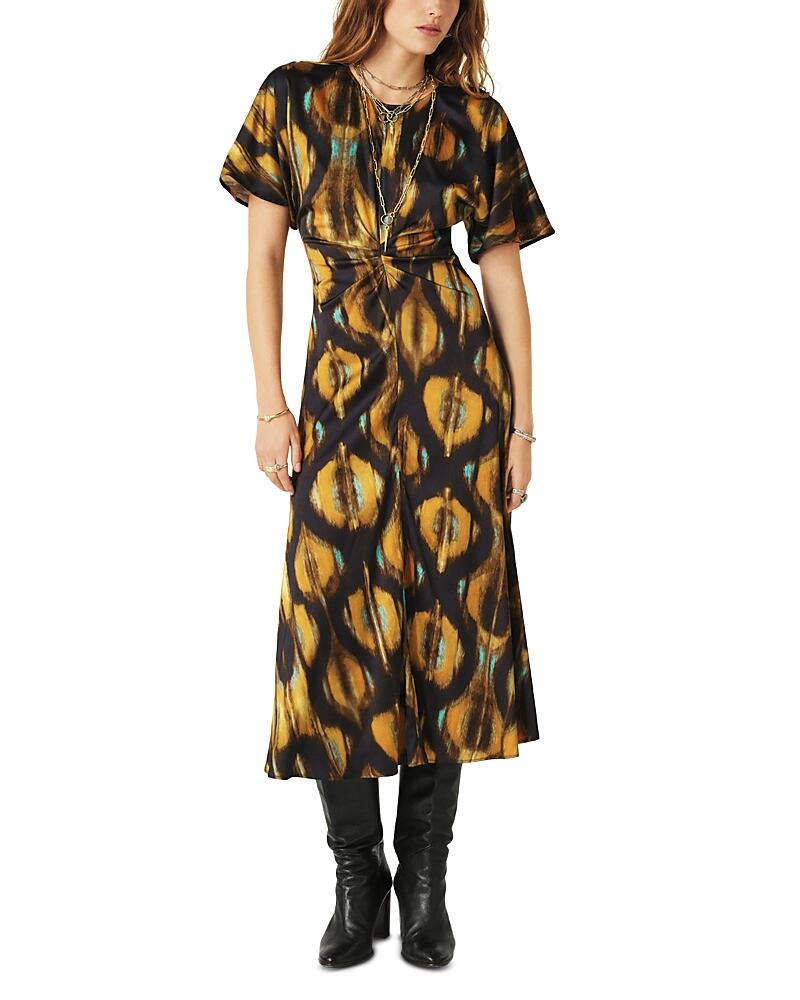 ba & sh Soleil Printed Midi Dress Cover