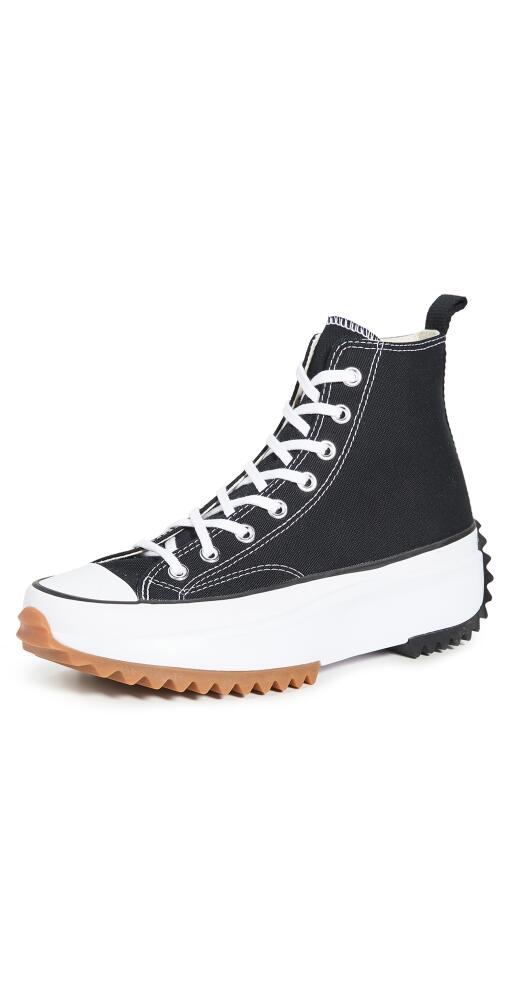 Converse Run Star Hike Hi Sneakers Black/White/Gum Cover