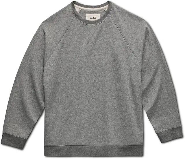 LABEL Go-To Big Crew (Heather Grey) Women's Sweatshirt Cover