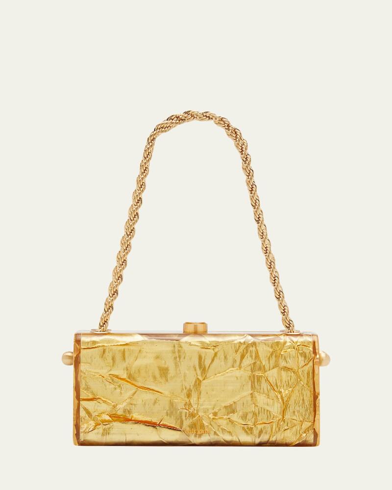 Cult Gaia Hajar Crinkled Acrylic Chain Shoulder Bag Cover