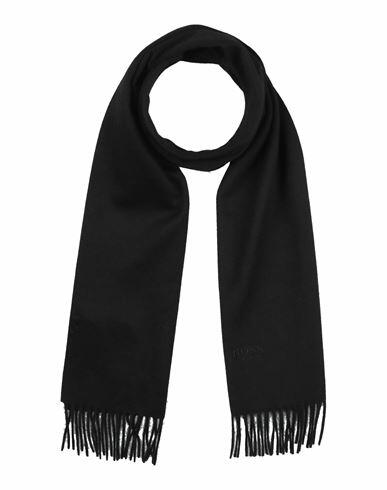 Boss Hugo Boss Man Scarf Black Cashmere Cover