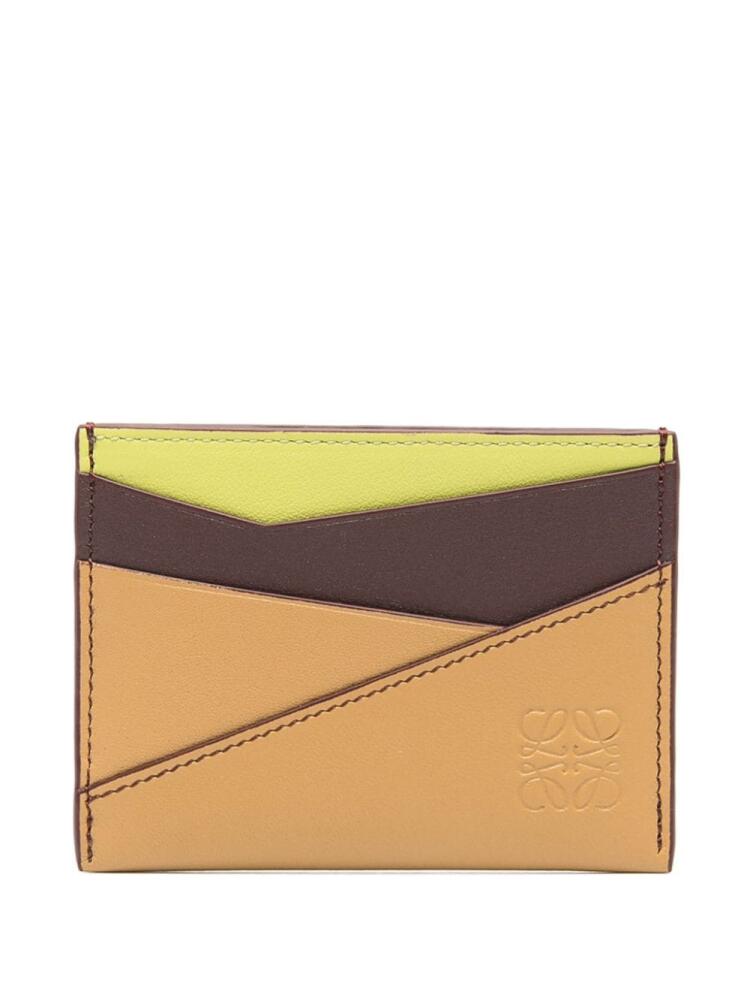 LOEWE Puzzle leather card holder - Neutrals Cover