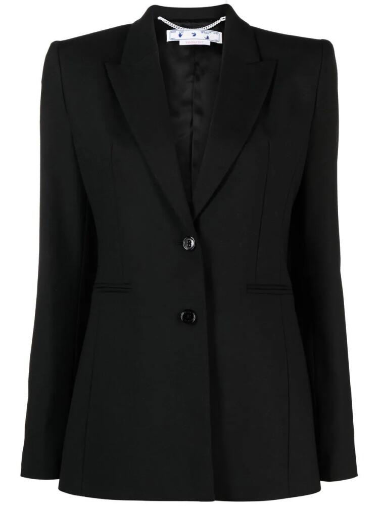 Off-White tailored single-breasted blazer - Black Cover