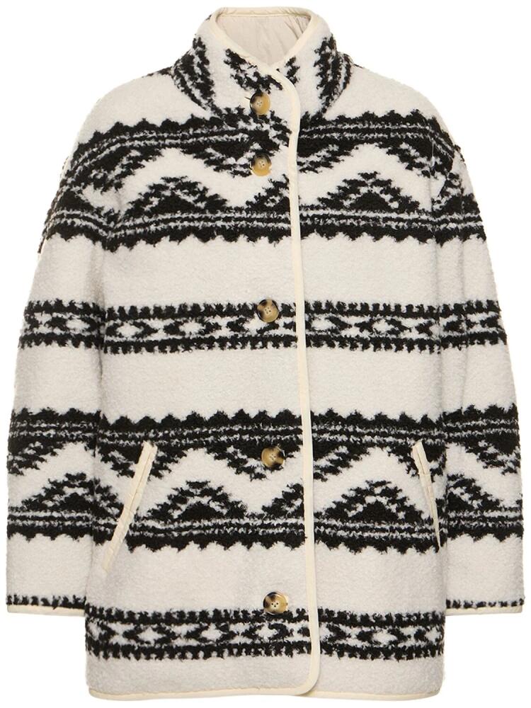 MARANT ETOILE Harper Buttoned Cotton Coat Cover