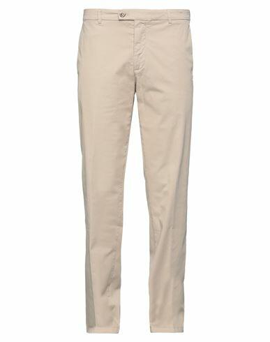 Cruna Man Pants Beige Cotton, Elastane Cover