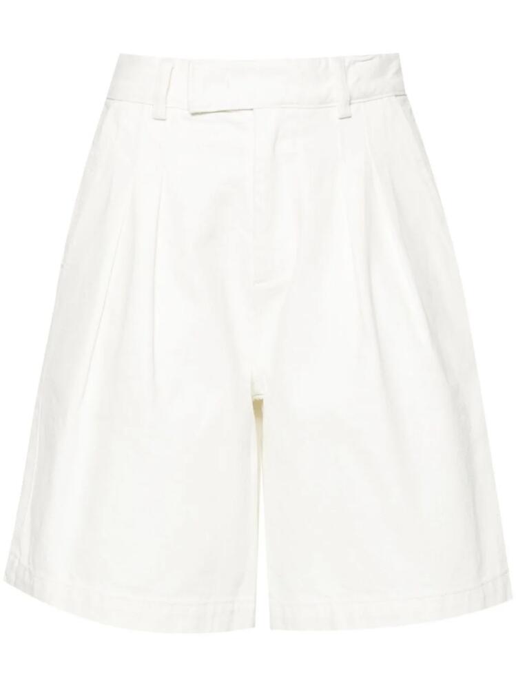 The Frankie Shop Xavier high-rise bermuda shorts - White Cover