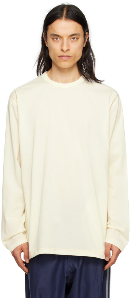 Y-3 Off-White Loose Long Sleeve T-Shirt Cover