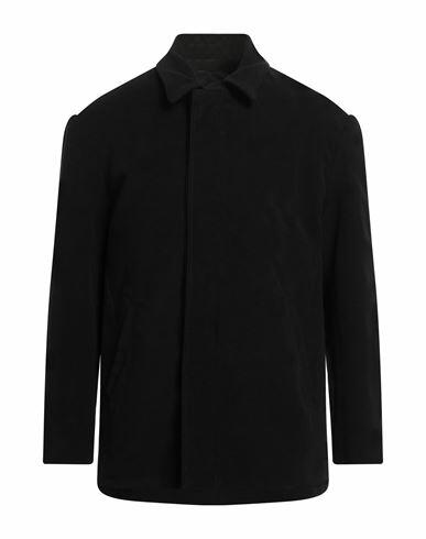 14bros Man Coat Black Cotton, Viscose Cover