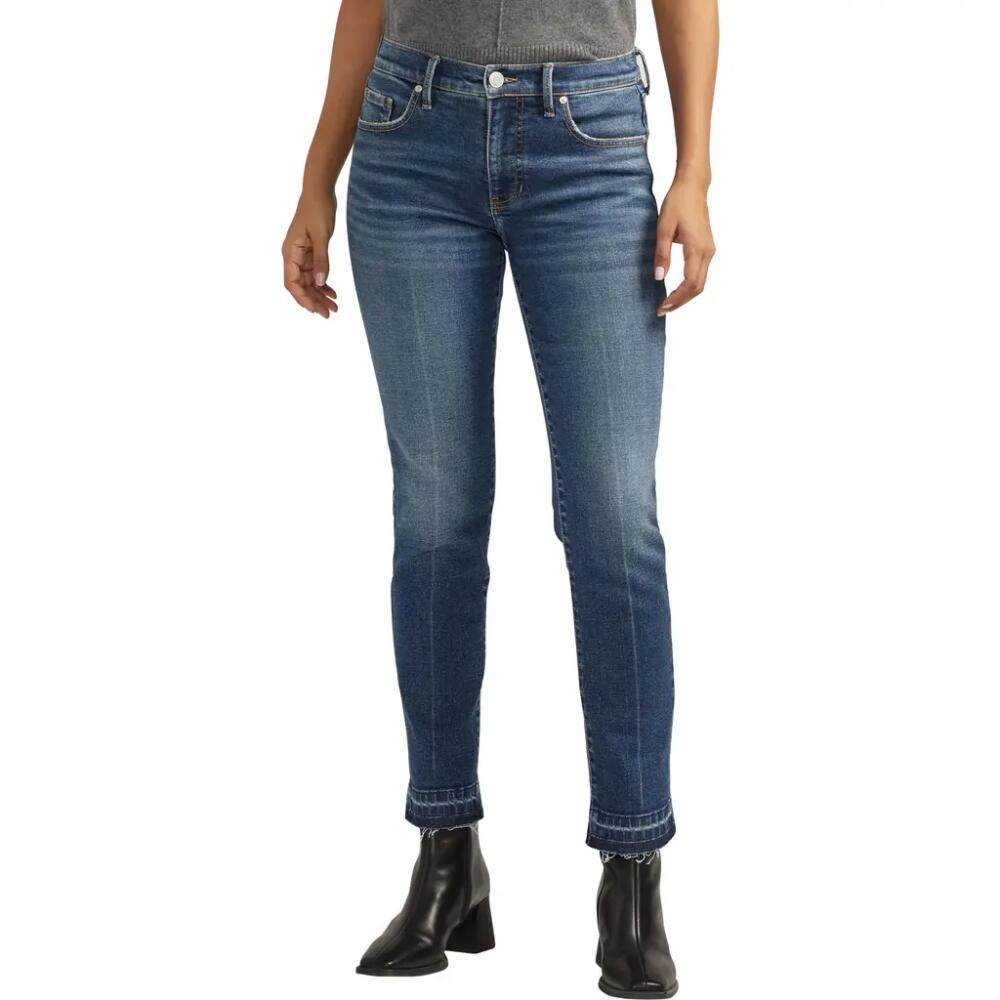 JAG Cassie Release Hem Ankle Straight Leg Jeans in Chateau Blue Cover