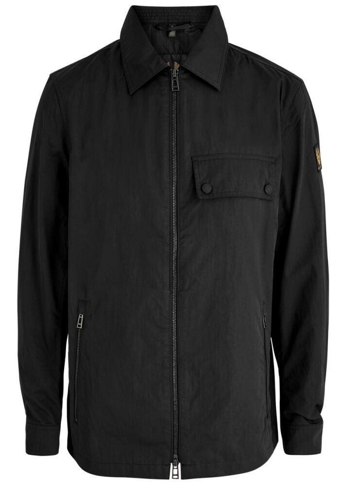 Belstaff Depot Cotton-blend Poplin Overshirt - Black Cover