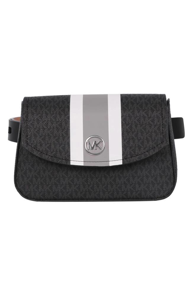 Michael Kors Logo Belt Bag in Black Cover