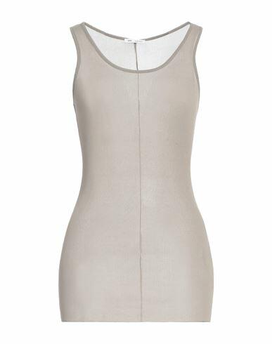 Ami Alexandre Mattiussi Woman Tank top Sage green Viscose, Polyamide Cover