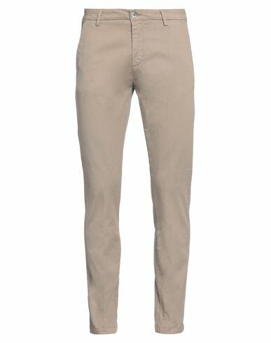 Aglini Man Pants Grey Cotton, Elastane Cover