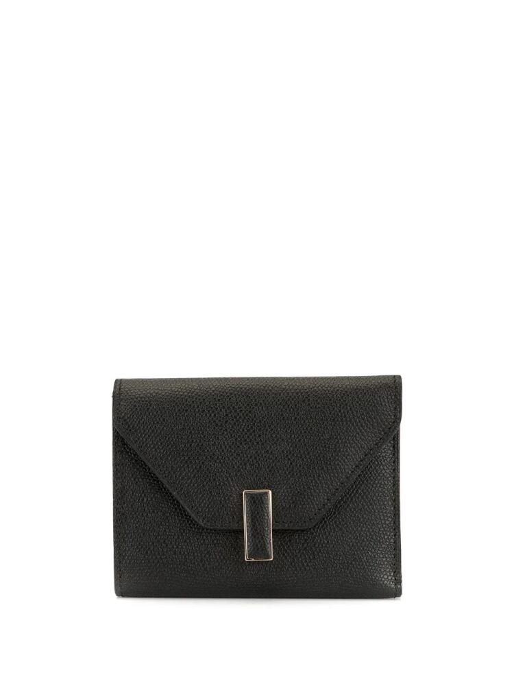 Valextra Iside pebbled wallet - Black Cover