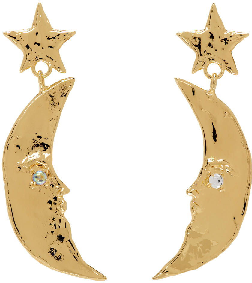 Mondo Mondo Gold Moon Earrings Cover