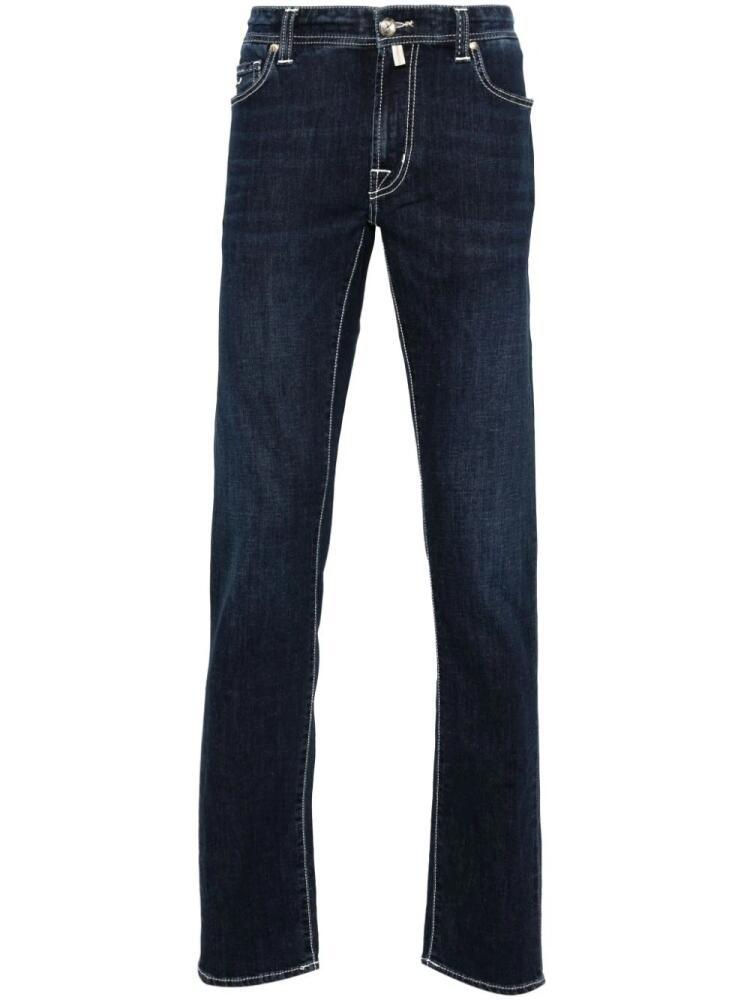 Sartoria Tramarossa Leonardo low-rise slim-fit jeans - Blue Cover