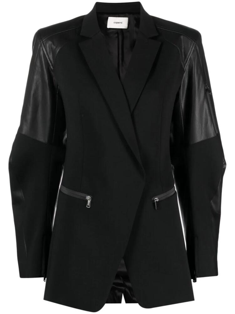 Coperni biker tailored jacket - Black Cover