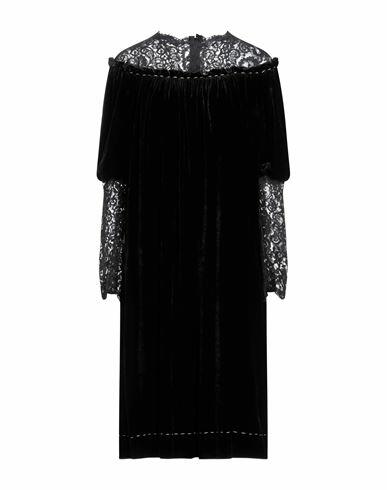 Dolce & gabbana Woman Midi dress Black Viscose, Silk, Cotton, Polyamide Cover