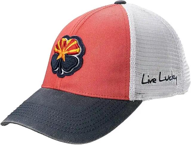 Black Clover Arizona Two Tone Vintage Hat (Red) Caps Cover