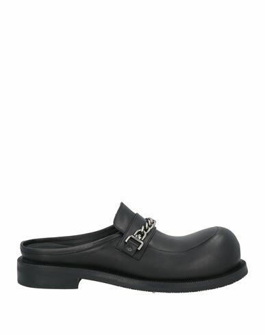 Martine Rose Man Mules & Clogs Black Leather Cover