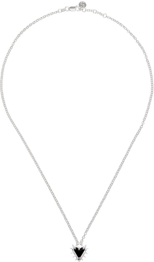 Stolen Girlfriends Club Silver Talon Heart Necklace Cover