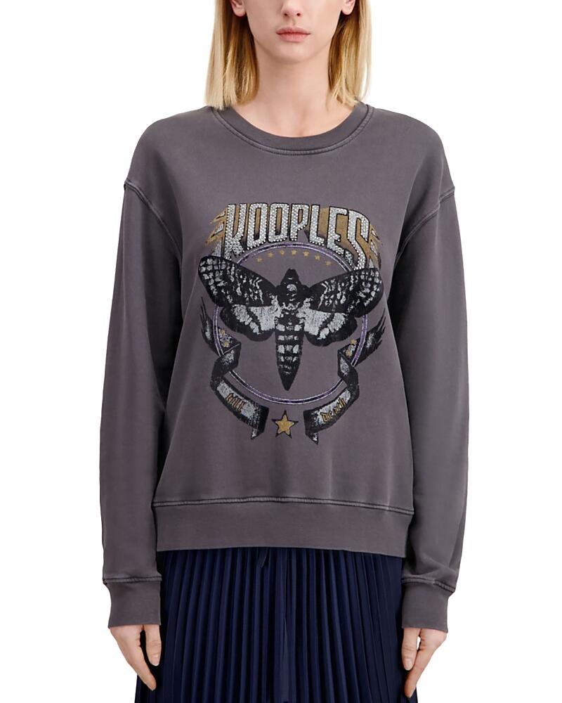 The Kooples Cotton Graphic Sweatshirt Cover