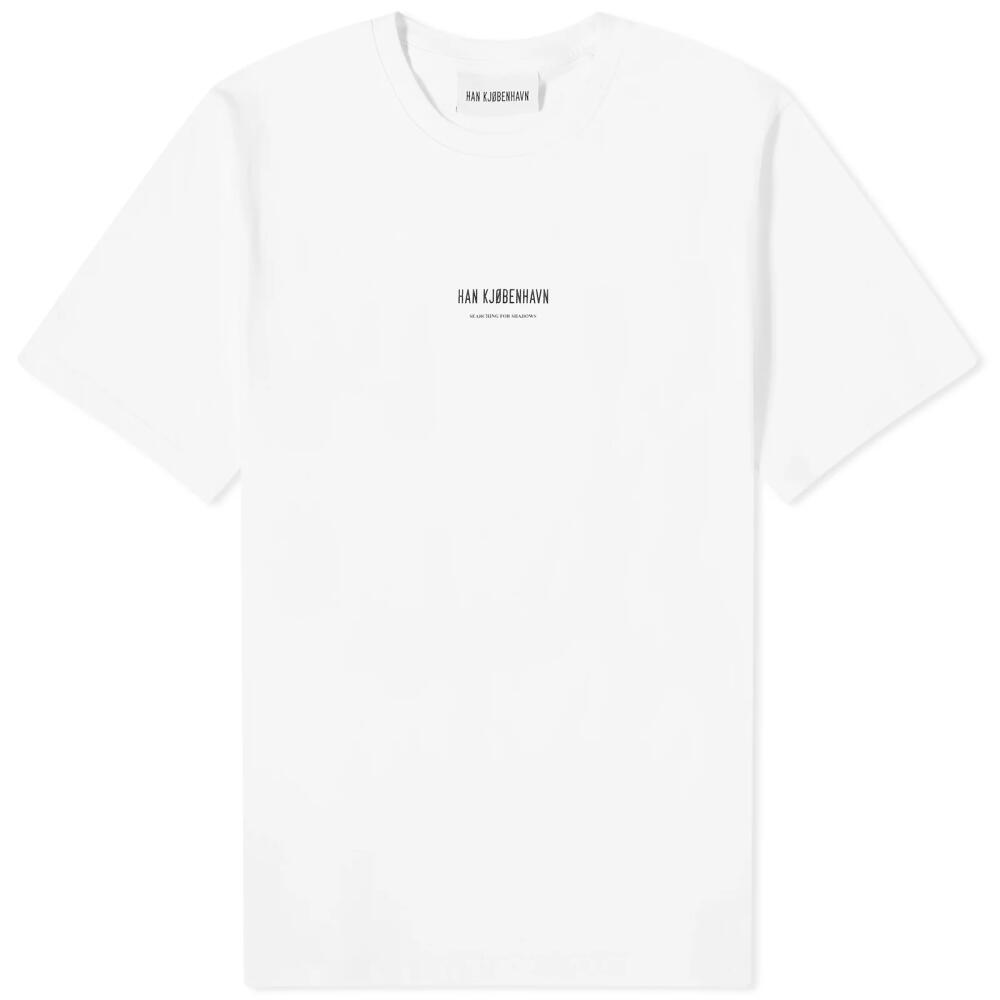 Han Kjobenhavn Men's Shadows Moon T-Shirt in White Cover