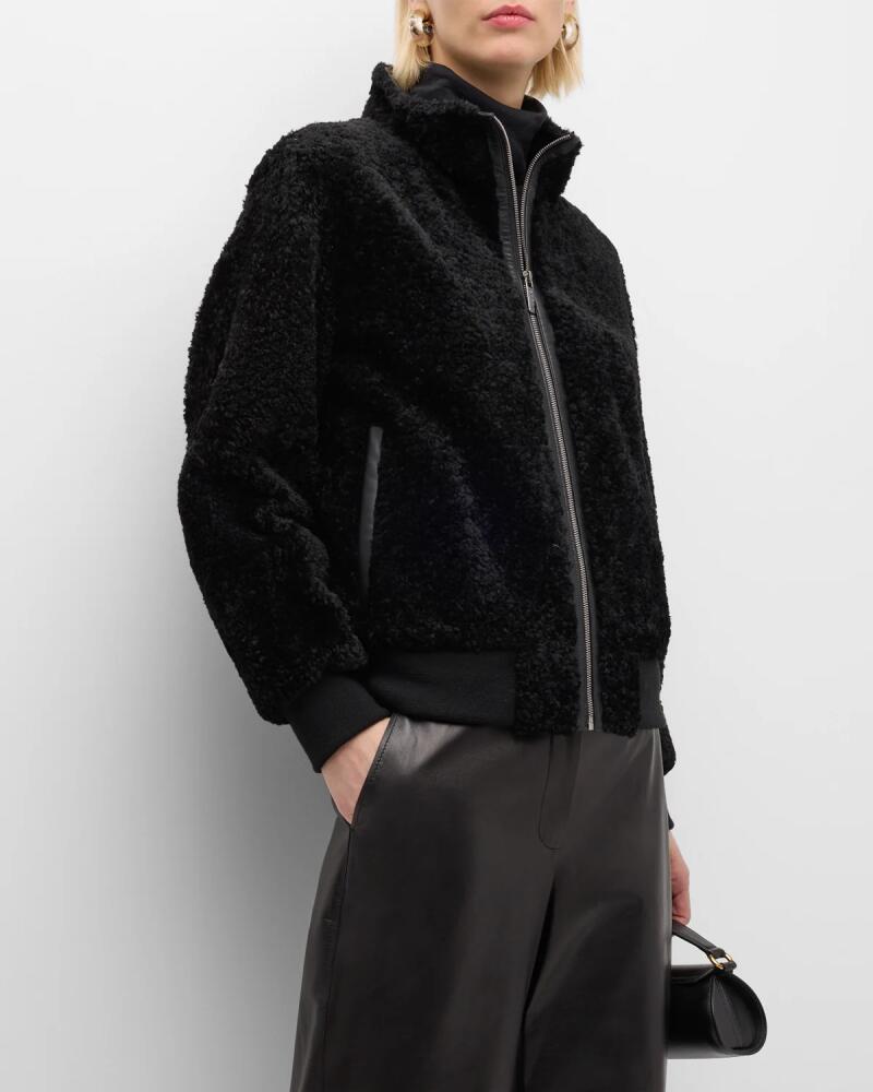 Gorski Shearling Lamb Bomber Jacket Cover