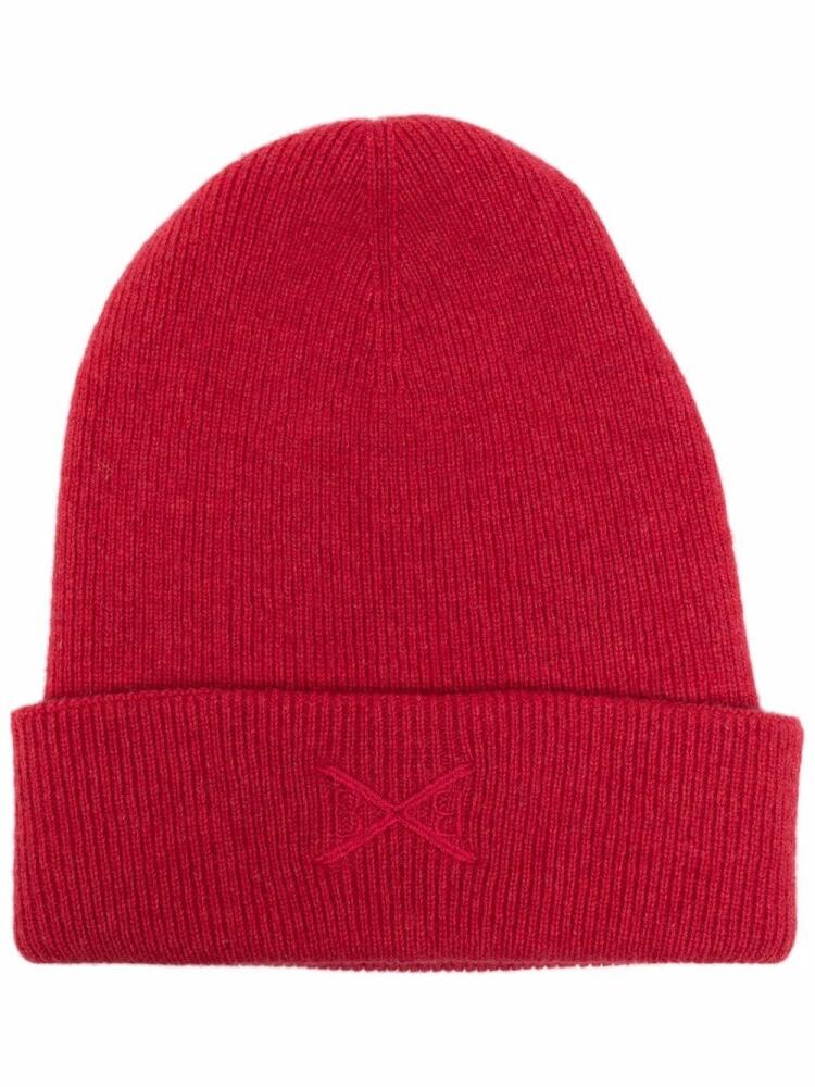 Barrie embroidered cashmere beanie Cover