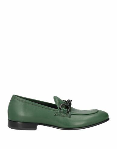 Mich Simon Man Loafers Green Calfskin Cover