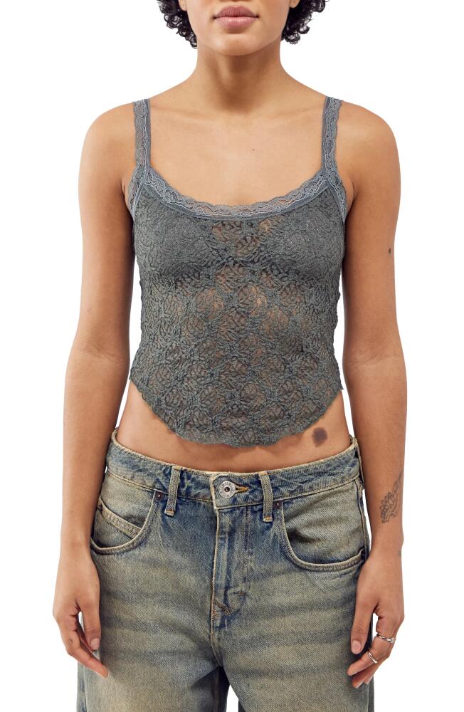 BDG Urban Outfitters Jaida Lace Camisole in Blue Cover