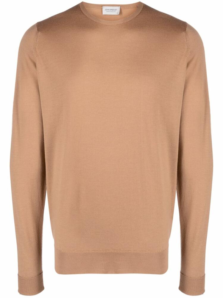 John Smedley Marcus virgin wool jumper - Brown Cover