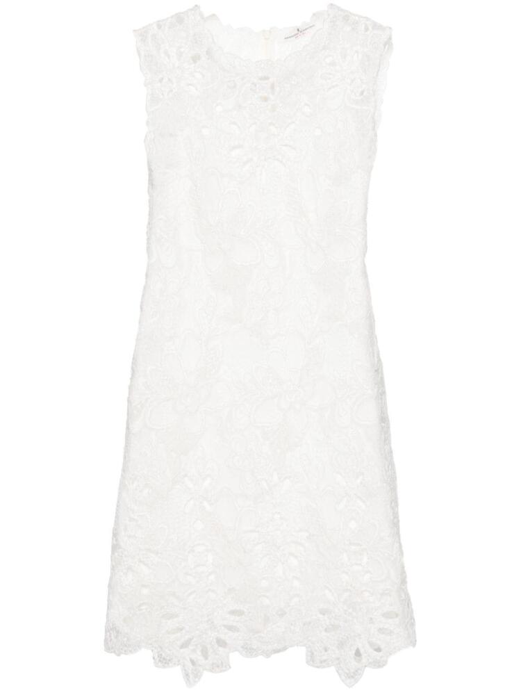 Ermanno Scervino lace mini dress - Neutrals Cover