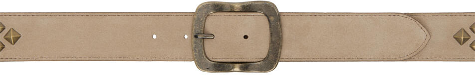 NEEDLES Taupe Square Studs Belt Cover